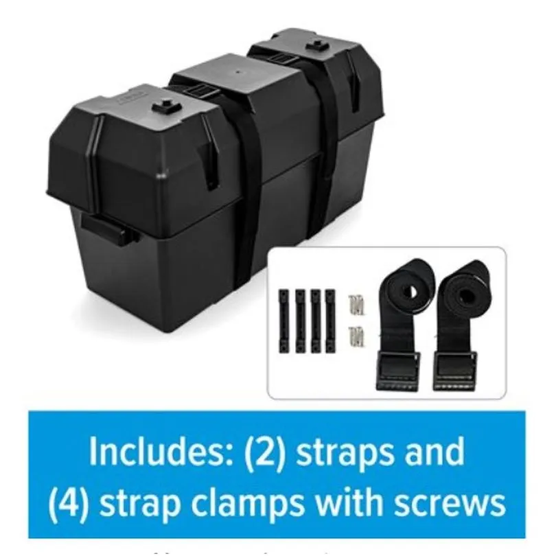 DOUBLE BATTERY BOX, END TO END